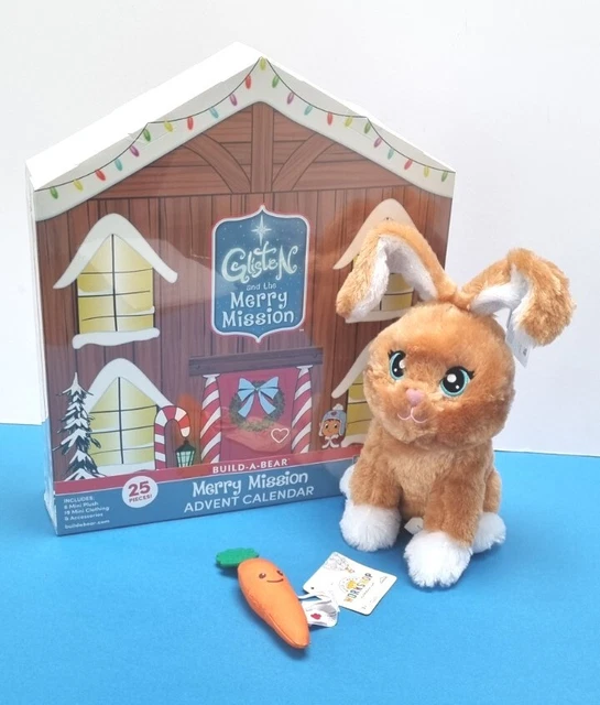 BUILD A BEAR Advent Calendar Glisten & The Merry Mission Rabbit Carrot BNWT  2023 £65.99 - PicClick UK