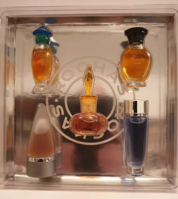 PARFUMS ROCHAS Coffret 5 miniatures NEUF