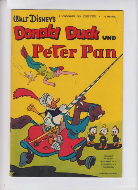 Micky Maus Sonderheft Original Nr. 9 (1951-1955) Donald Duck und Peter Pan