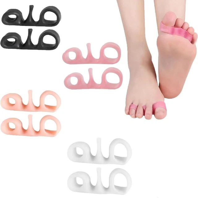 IMPROVE BALANCE AND Relieve Foot Pain Toe Separators Silicone Toe