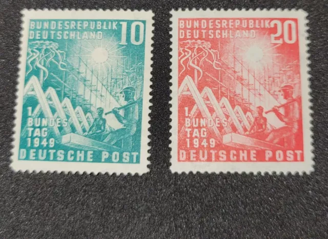 briefmarken brd ab 1948, postfrisch, Michel Nr. 111-112