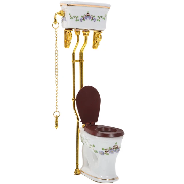 Meuble de toilette ancien miniature pour santons
