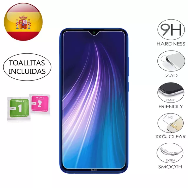 Protector de Pantalla Cristal Templado para XIAOMI REDMI NOTE 8T