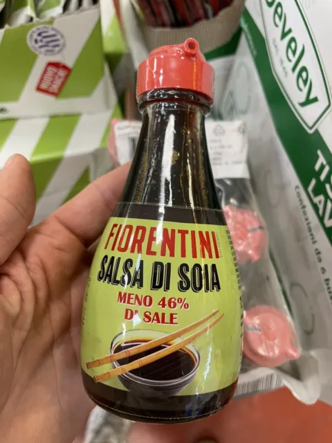 4 PEZZI salsa di soia Fiorentini  soia sauce 150ml  meno sale