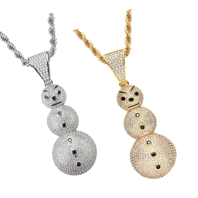 Collana  Ciondolo , Collana Girocollo di Natale con Ciondoli di Natale, Gioielli