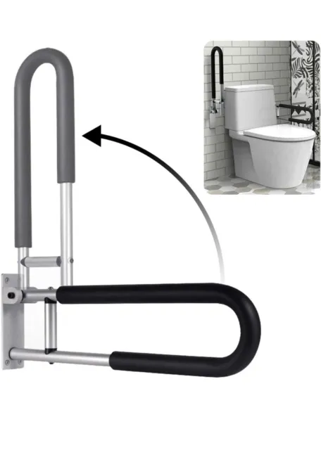 Botabay Handicap Grab Bars Rails 23.6 Inch Toilet Handrails Bathroom Safety Bar