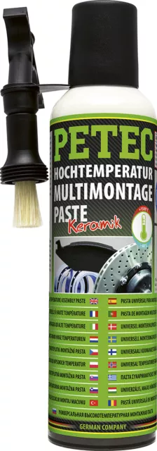 Petec Haute Température Multi Pâte 200ml Keramikpaste Freins Lubrifiant