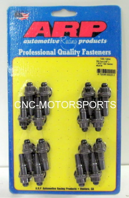 ARP Header Studs 100-1404 3/8 FORD BLACK OXIDE 12 POINT HEAD