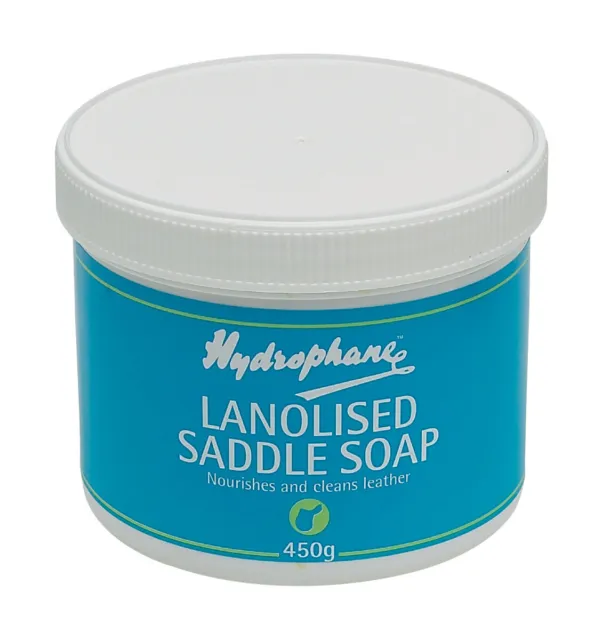 Hydrophane Lanolised Saddle Soap. Leather Care, 450g ** IN STOCK **