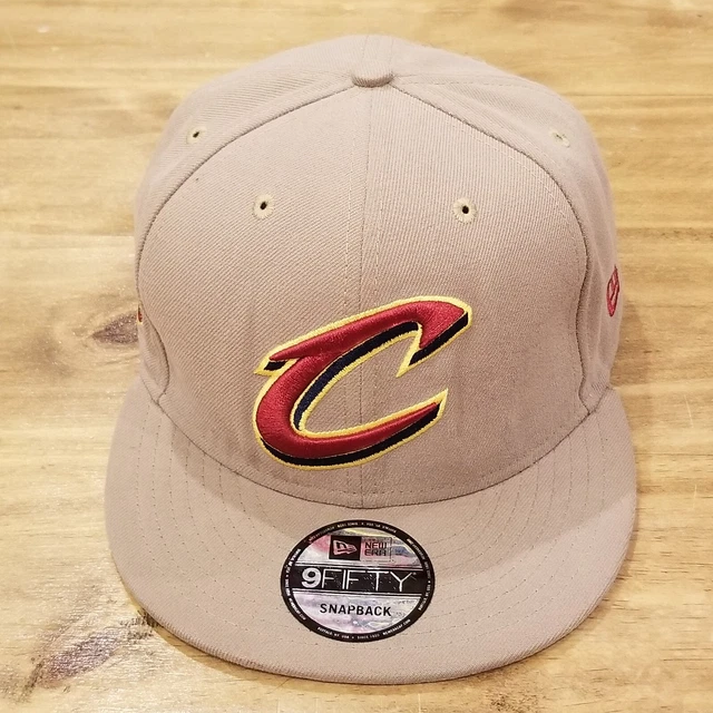 Cleveland Cavaliers Hat Cap New Era Snap Back Brown Red One Size NBA Basketball