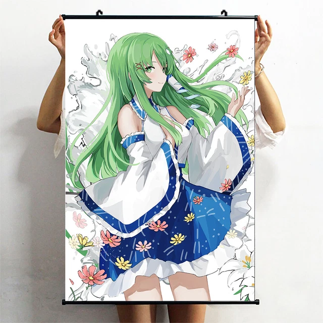 touhou kochiya sanae Anime HD Poster Art Wall Decoration Wall Scroll Mural R01