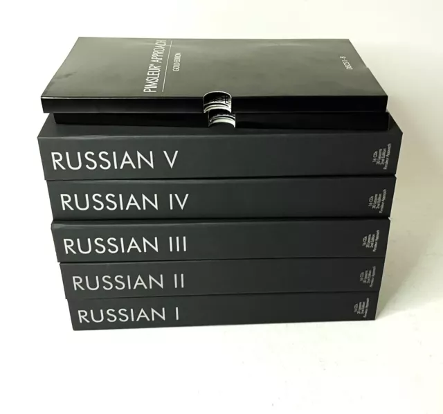 Learn Russian Language Level 1 2 3 4 5 from Pimsleur-150 Lessons on 80 Audio CDs