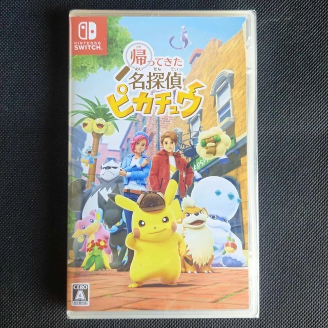 Nintendo Switch Pokemon Detective Pikachu Returns Japanese Sealed Video Game