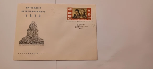 Ersttagsbrief DDR 1963 Nationaler Befreiungskampf gest. Berlin W8 10.10.63