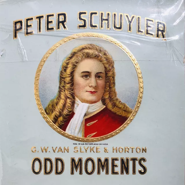 Antique Peter Schuyler Odd Moments Inner Cigar Box Labels Unused Lot of 25