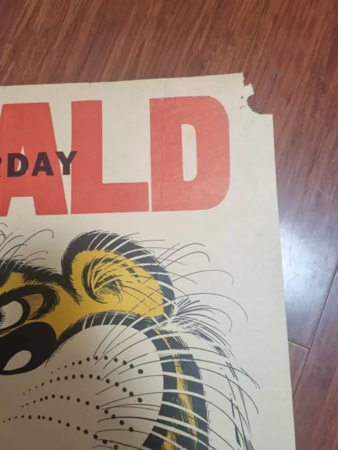 1980 Original Herald Richmond Tigers Weg Poster Premiers Grand Final 3