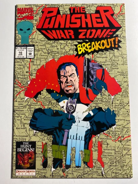 Marvel Comics The Punisher: War Zone #16 (1993) Nm/Mt Comic Ov4