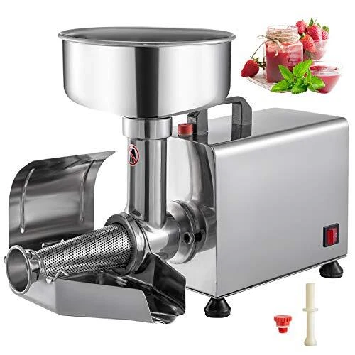 VBENLEM 110V Electric Tomato Strainer 370W Commercial Grade Tomato Milling Ma...