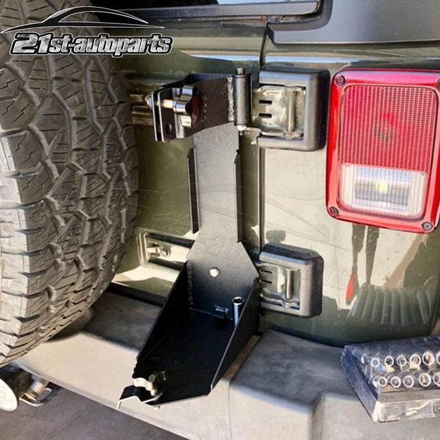 REAR DOOR HOLD High HiLift Jack Brackets Carrier For 20072018 Jeep