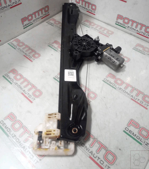 Alzacristallo Elettrico Anteriore Destro Per Fiat Panda 2 2003-2012 STARKIT - Con Motorino, Compatibile 46803651 - Foto 9