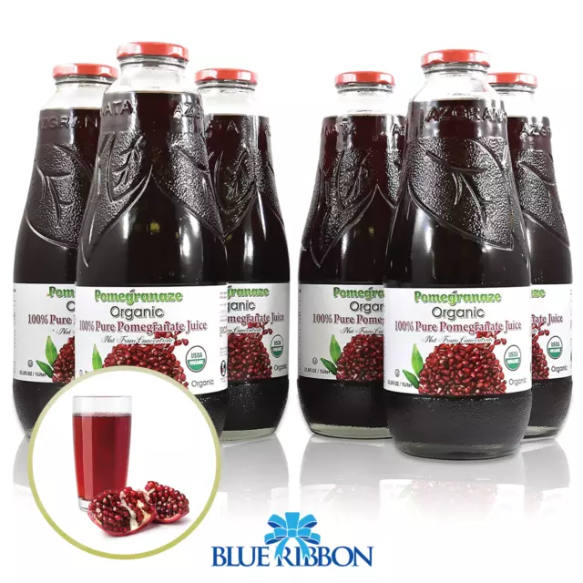 Pure Pomegranate Juice - No Preservatives & Sugar - Organic Juice- 100% Natural