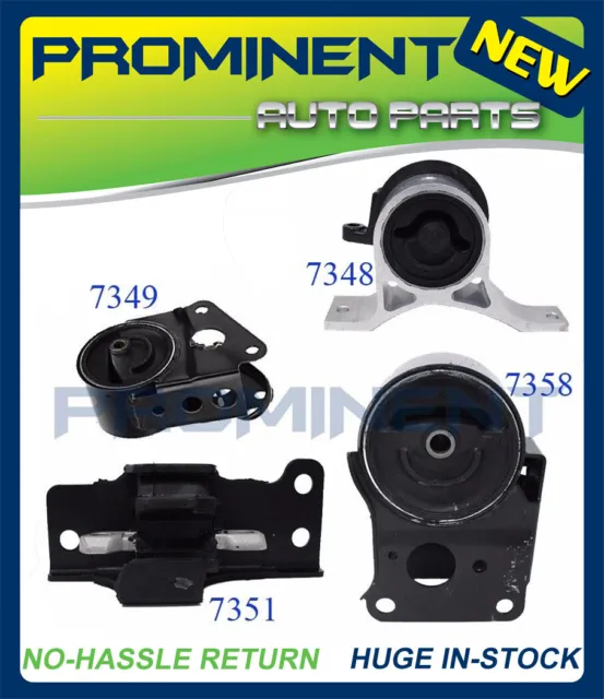 4PC Motor & Trans Mount Set for 2004-2009 Altima Maxima Quest 3.5L V6 Auto Trans