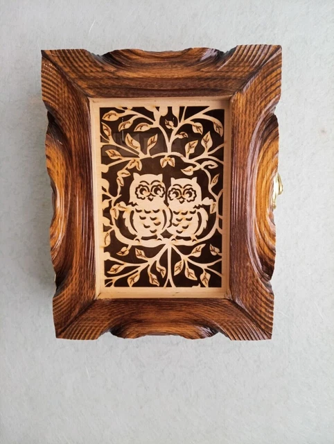 Key box for wall Key cabinet Wooden key box Key holder Wall decor