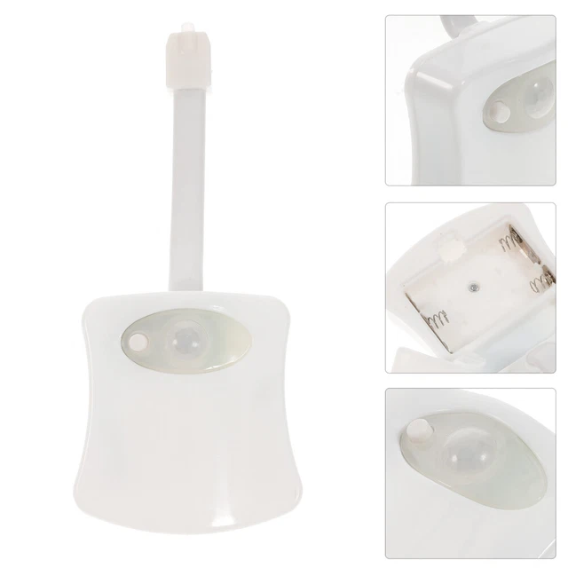UVC LED Toilet Lamp – USB Charging, Automatic Induction, ABS Shell, 400mAh Battery For Bathroom & Toilet Lid Sanitizing