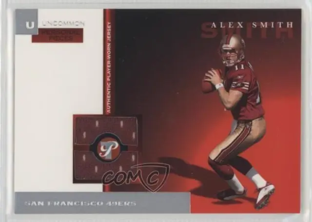 2005 Topps Pristine Personal Pieces Relics Uncommon /200 Alex Smith Rookie RC