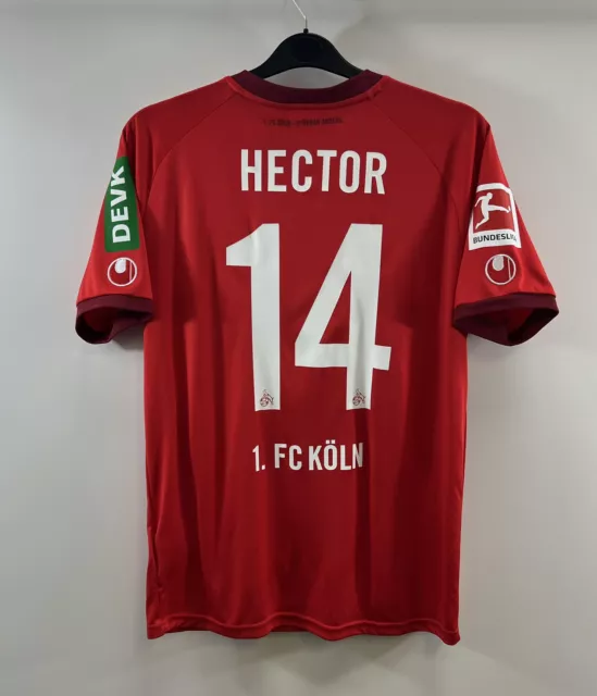 FC Koln Matchworn Hector 14 Away Football Shirt 2020/21 Adults (L) Uhlsport E685