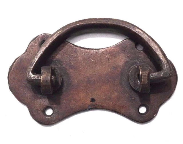 Vtg 1920's Metal Ornate Victorian Drawer Cabinet Dresser Pull Handle Knob #11