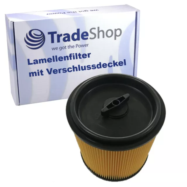 Faltenfilter Rundfilter für Grizzly NTS 1423-S Inox, Lidl Parkside PNTS 1250 A1