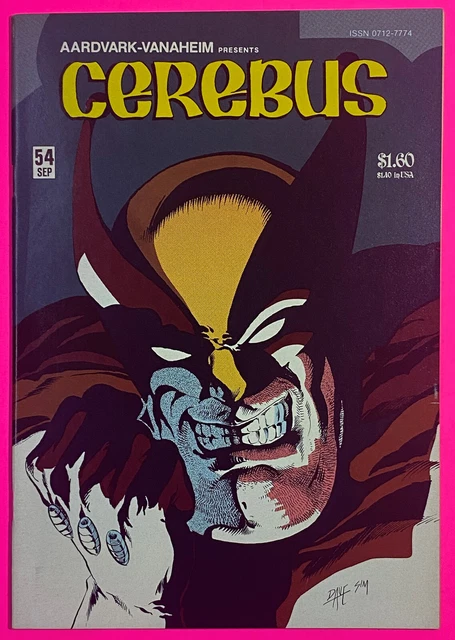 Crebus The Aardvark #54 1Spp Of Wolveroach (Wolverine Parody) Fn