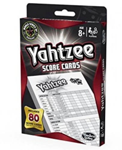 HASBRO GAMING Yahtzee Score Pad 80 Sheets Replacement Game Refill 2 hasbro-gaming-yahtzee-score-pad-80-sheets-replacement-game-refill-2