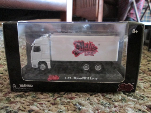 Camion Semi-remorque Volvo FH12 Blanc Malibu International - Échelle 1:87 - Modèle Déballé Neuf