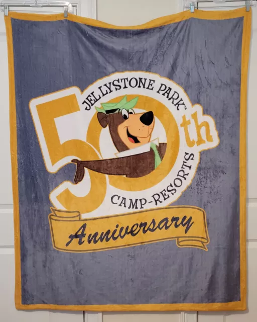 Yogi Bear Jellystone Park 50th Anniversary Fleece Blanket