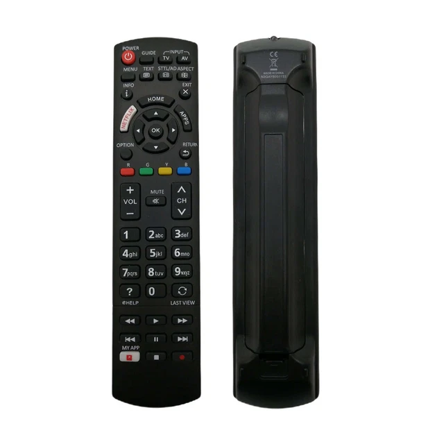 REPLACEMENT REMOTE CONTROL For Panasonic TX-49DX600E TX49DX600E 49" LED ...