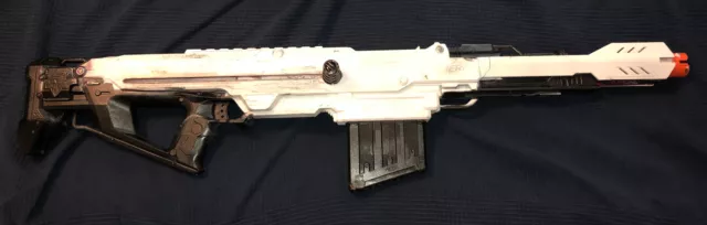 NERF MEGA CENTURION Orange Black Blaster Gun Rifle Cosplay Painted, sniper nerf  mega 
