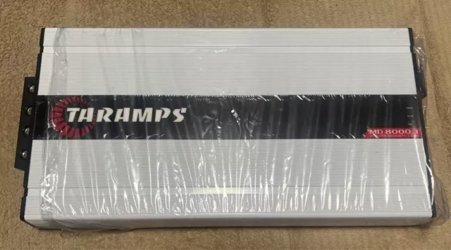 Taramps MD8000 1Ohm Amplifier 8000 WTS Full Range Confirmed Operation Free Ship