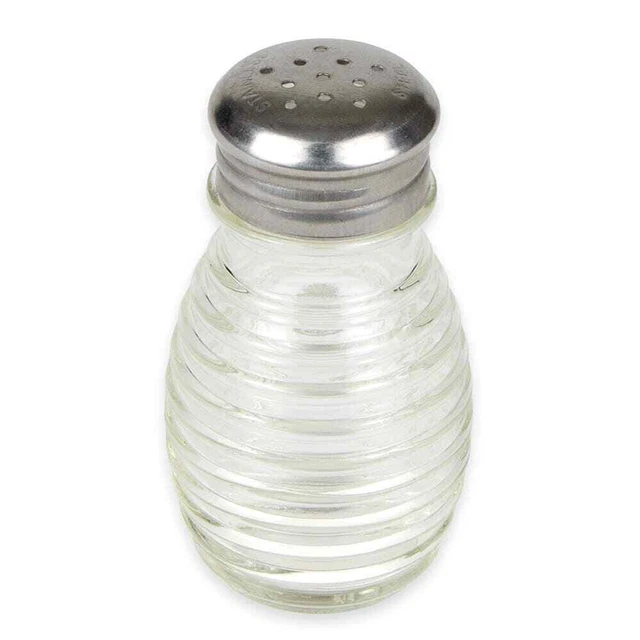 American Metalcraft BHM2 2 oz Shaker for Salt/Pepper - Metal Lid, Round