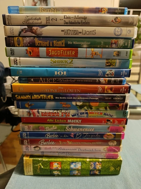 TINKERBELL COLLECTION BARBIE Klassiker Biene Maja Bambi Walt Disney DVD ...