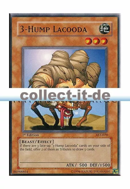 Yugioh - AST-070 - 3-Hump Lacooda - 1. Edition englisch