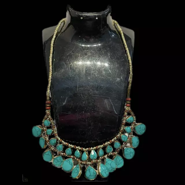 Ancient Near Eastern Green Stone Necklace (7)