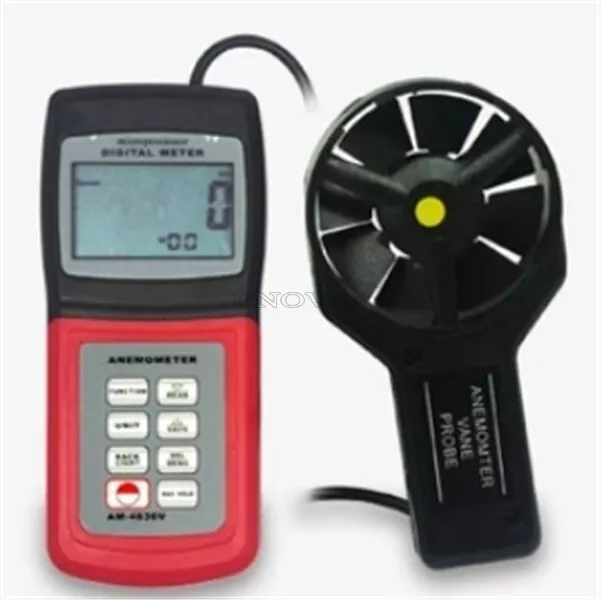 Digital Anemometer Air Flow New Meter °C Tester Wind Speed AM4836V wy