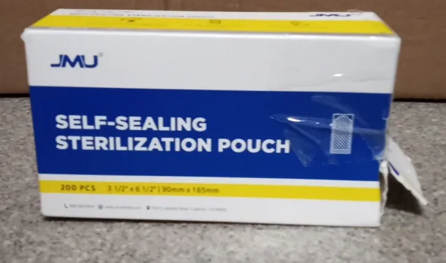 200PCS/BOX JMU Self Sealing Sterilization Pouches with Indicators