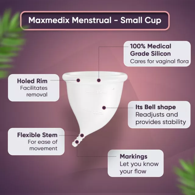 Menstrual 30 ml Medical Period Reusable Cup | Alternative to Pads & Tampons 2