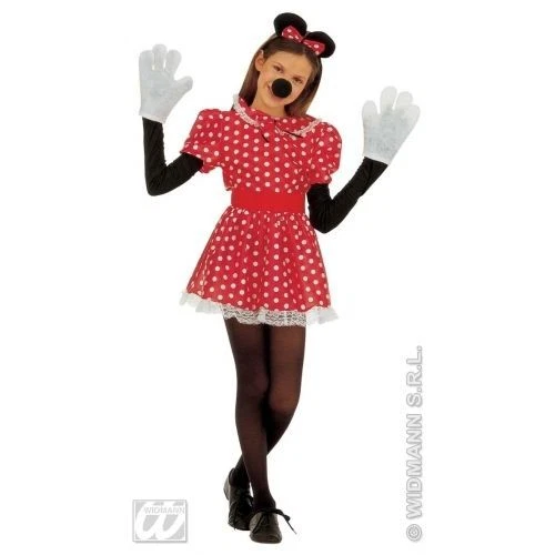 CARNEVALE COSTUME VESTITO Topina Minnie Bambina 5/7 Anni EUR 28,50 -  PicClick IT