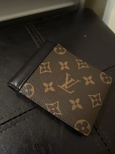 Louis Vuitton Taigarama Gun Metal Pocket Organizer Wallet M30837 Leather  Canvas