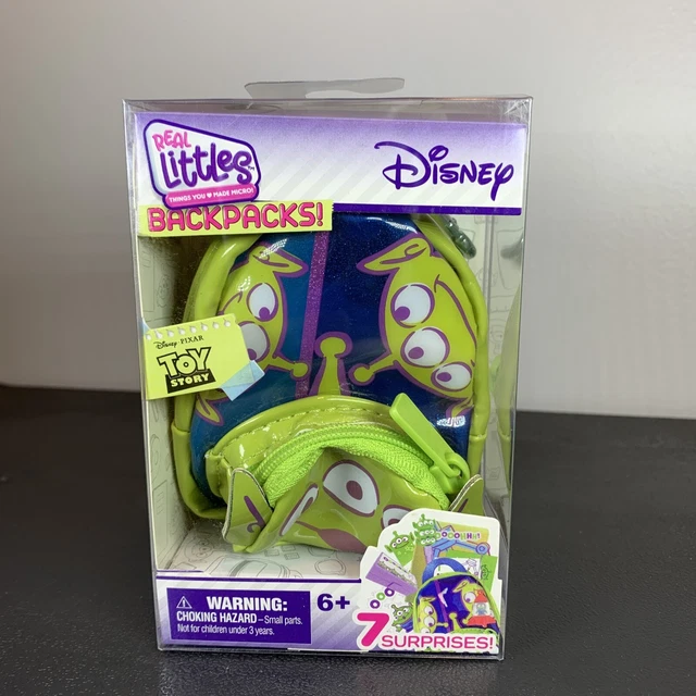 DISNEY REAL LITTLES Toy Story Aliens Mini Backpack Collectibles w/7
