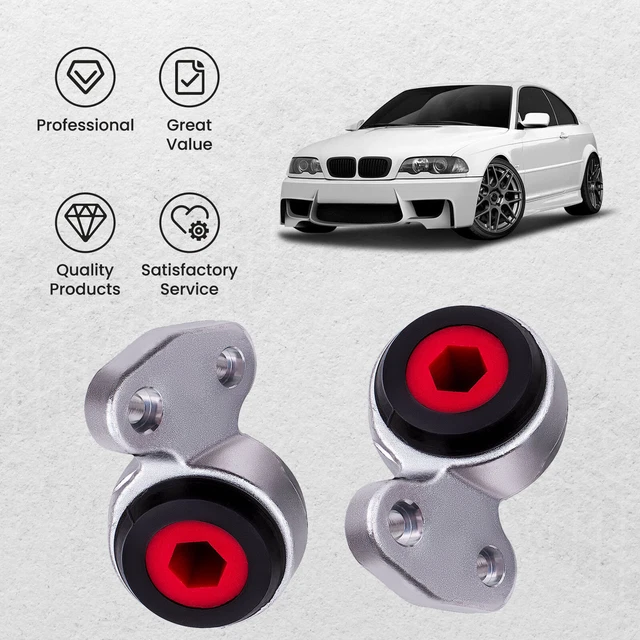 Roulements De Bras De Suspension Pour BMW E46 Et Z4 - Avant Gauche Et Droite - Neuf, Kit Aluminium